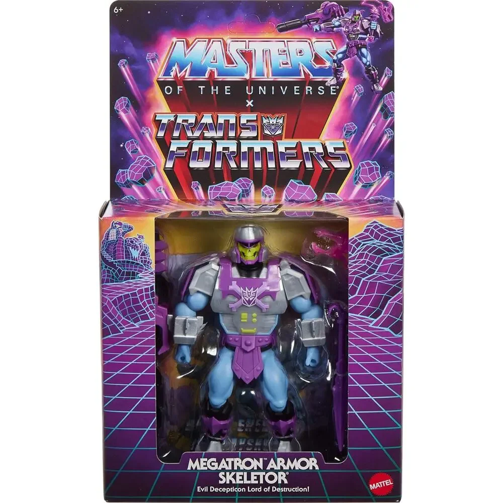 Masters of the Universe x Transformers Megatron Armor Skeletor NIB